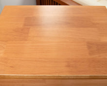Williams Sonoma Plank Top Round Side Table on Black Metal Pedestal Base