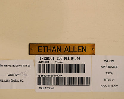 Ethan Allen Dynasty Square Coffee Table