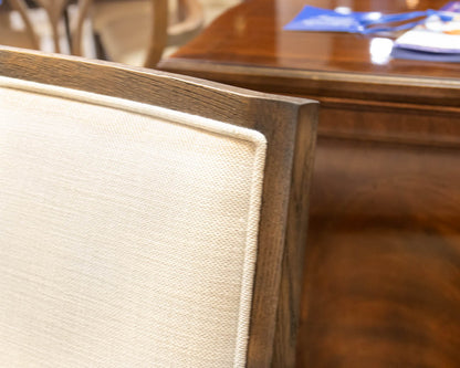 Set of 4 RH 'French Contemporary Dark Stain Finish Dining Chairs