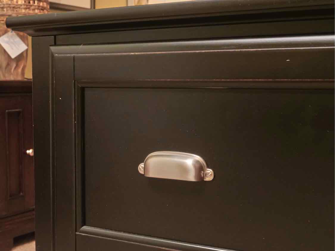 Thomasville  "Style @ Work" Black 2 Drawer Lateral File Cabinet