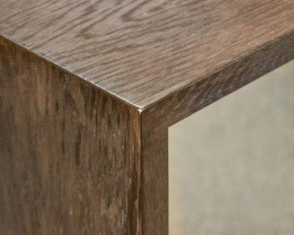 RH Cloud Modular C Table in Brown Oak Finish