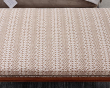 Kravet Custom Ottoman w/ Spooled Legs
