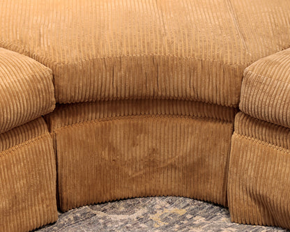 Highland House Curved Sectional Queen Sleeper
