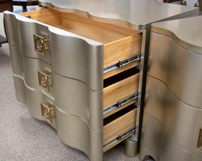 Pair of Bernhardt 'Salon' Three Drawer Nightstands