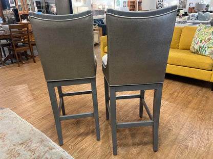 Design Master Pair of 'Blanchard' Bar Stools