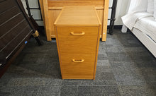 Teak 2-Drawer Filing Cabinet