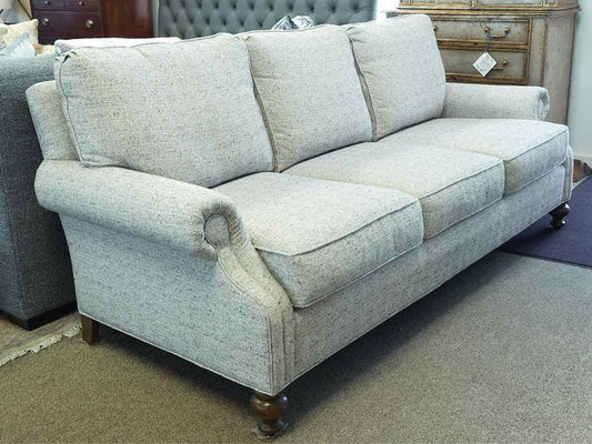 Wesley Hall Three Cushion Roll Arm Sofa