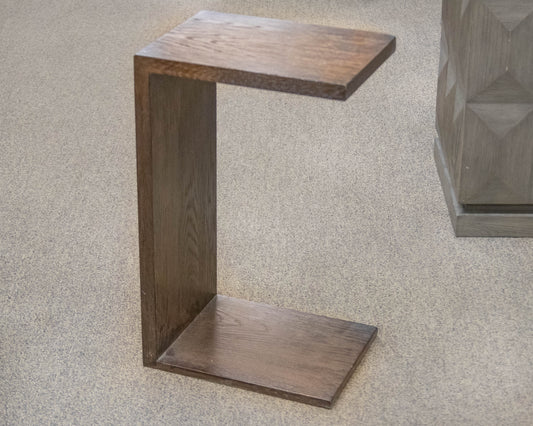 RH Cloud Modular C Table in Brown Oak Finish