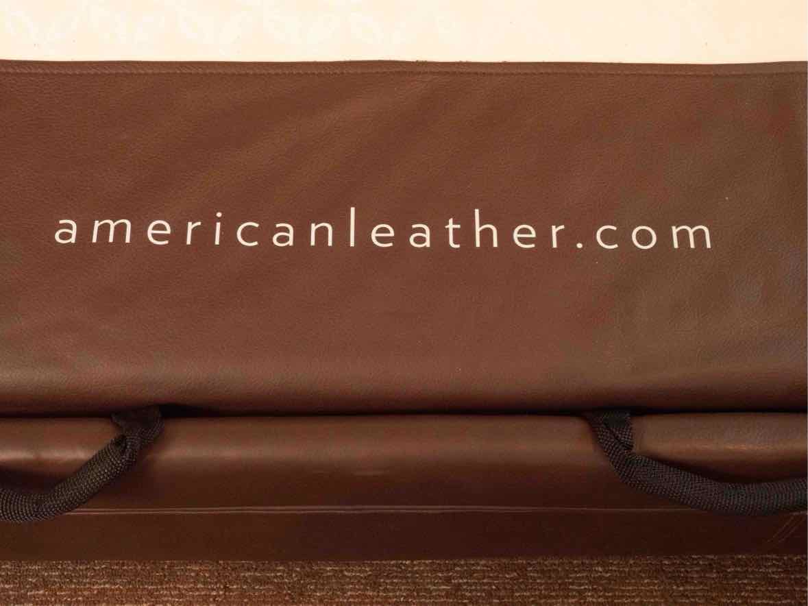 American Leather Espresso Brown Leather 3 Cushion  Queen Sleeper Sofa
