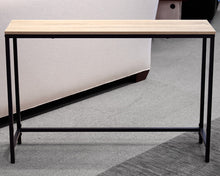 Industrial Console w/ Wooden Top
