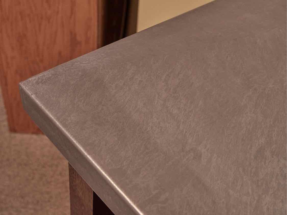 Crate & Barrel Metal Top 3 Glass Doors Weathered Oak Media Console