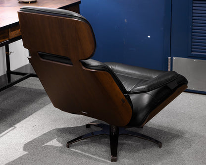 Roche Bobois Athea Swivel Chair and Ottoman