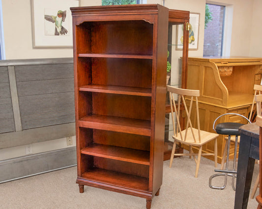 Tall Dark Cherry Bookcase