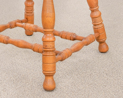 Set of 4 E. R. Buck Windsor Dining Chairs in Solid Rock Maple