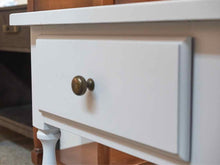 Solid Sugar Maple One Drawer Nightstand in Artic White