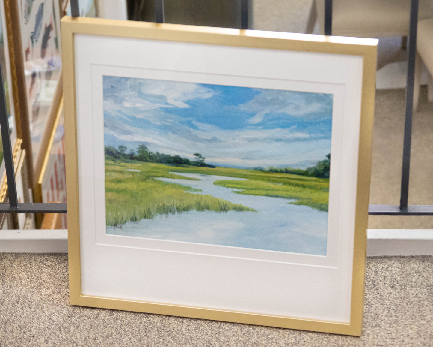 'Saltmarsh 2' Framed Print