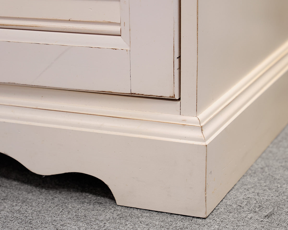 White Storage Console
