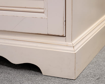 White Storage Console
