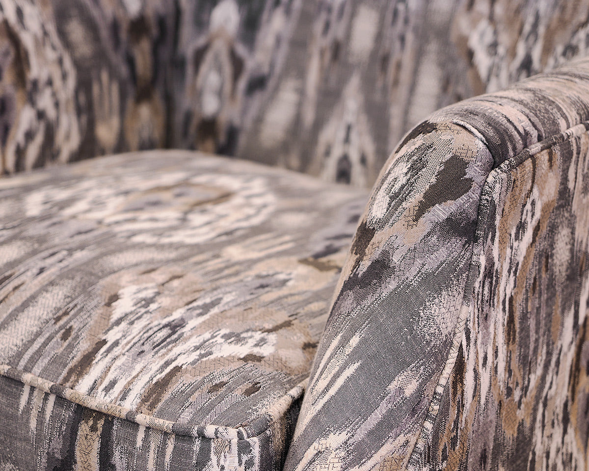 Arhaus Upholstered Chair and Ottoman