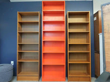 Solid Wood Pumpkin Orange Bookcase