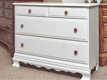 Wildwood White Finish Solid Maple 3 Drawer Dresser