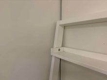 Leaning Bookcase in White