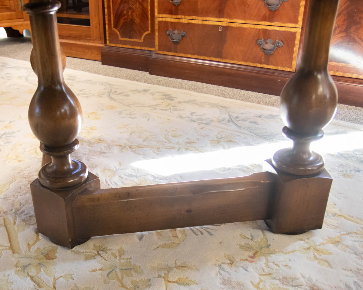 Baker Alderwood Dining Table with Yew Wood Inlay