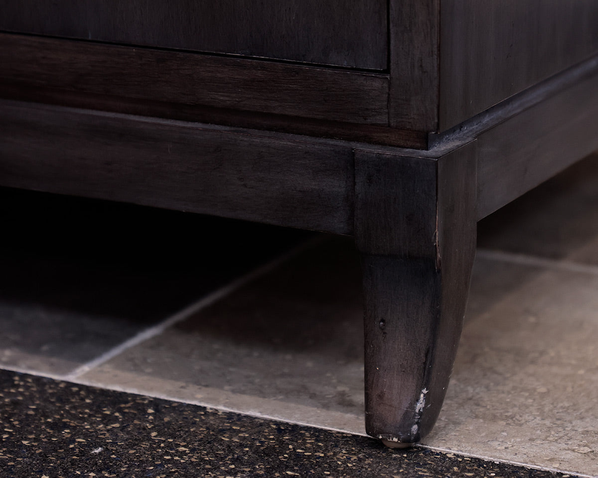 Kravet Gray Wooden Storage Console