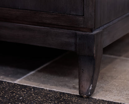 Kravet Gray Wooden Storage Console