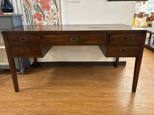 Crate & Barrel 'Morris' 5-Drawer Desk