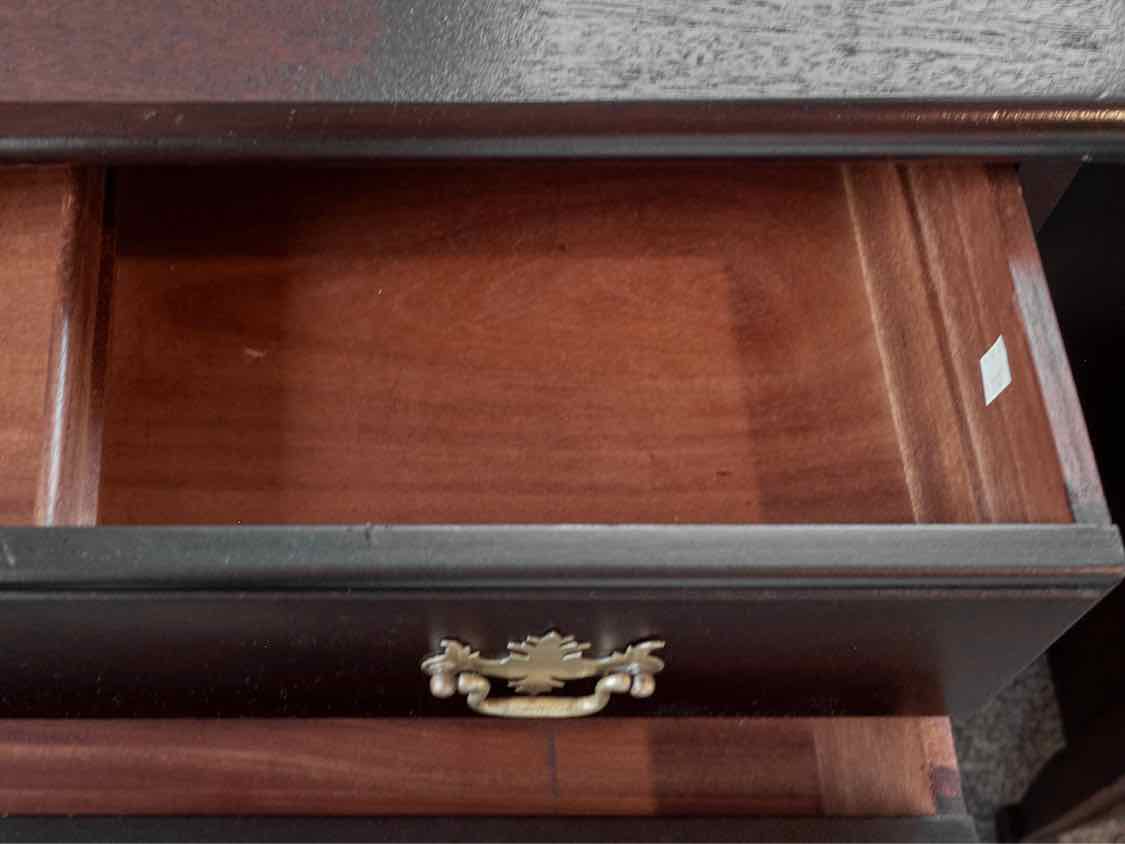 Mahogany Four Drawer Dresser With Cabriole Legs