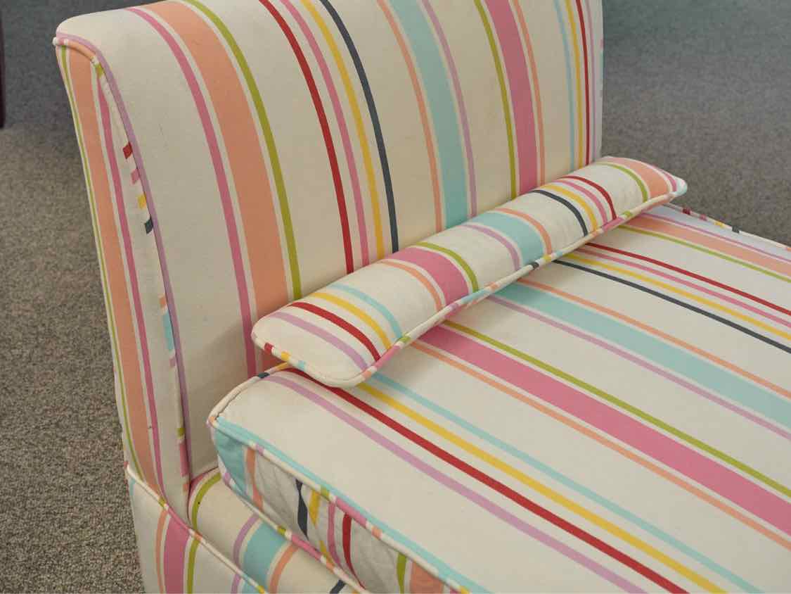 Pottery Barn Teen Striped Slipper Chair