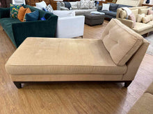 Tufted Chaise Lounge in Gold