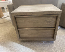 Pair of RH' Bezier' Grey Finish  2 Drawer Nightstands