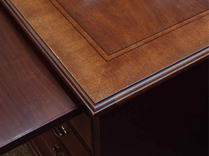 White Fine Furniture Inlaid Mahogany Bachelor Chest