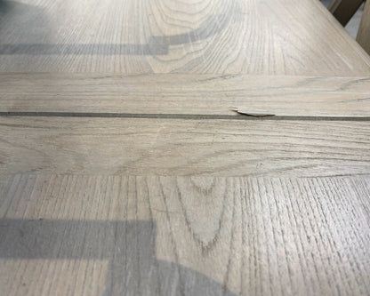 Universal Grey Driftwood Finish Table & 8 Chair Set