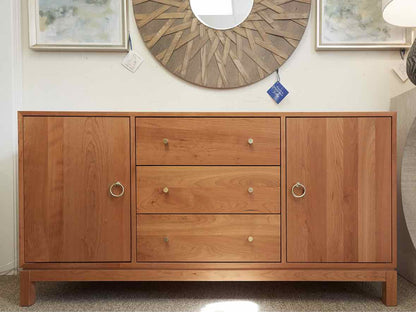 Gat Creek "Tomlin" Cherry 3 Drawer & 2 Door Console