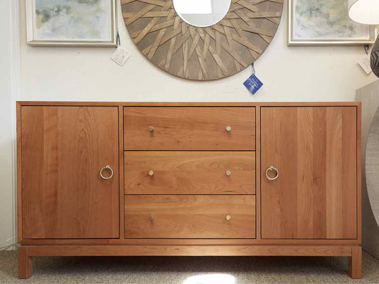 Gat Creek "Tomlin" Cherry 3 Drawer & 2 Door Console