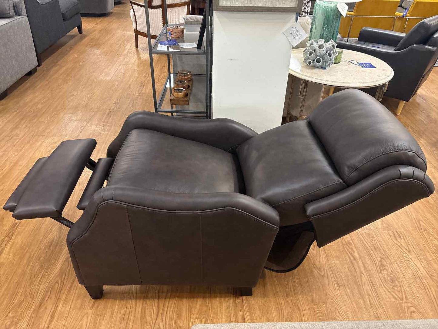 Bernhardt 'Isaac' Leather Power Recliner