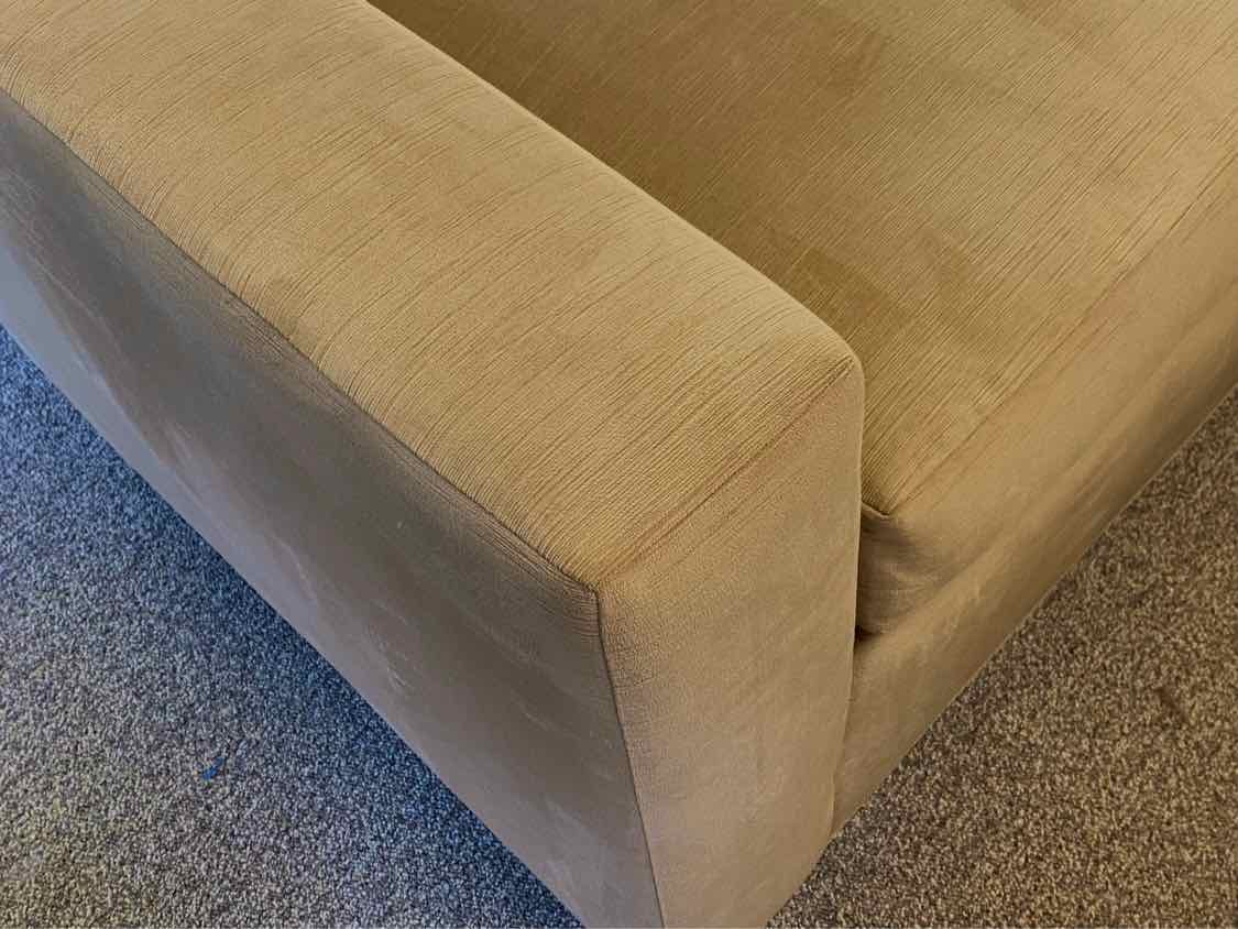 Two Cushion Tan Sofa
