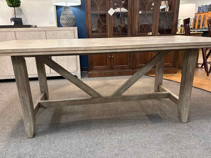 Crescent Furniture Grey Farmhouse Dining Table