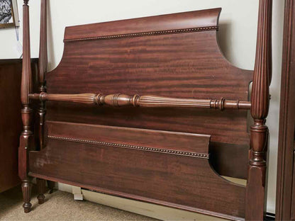 Mahogany Carved  4 Post Full Bed