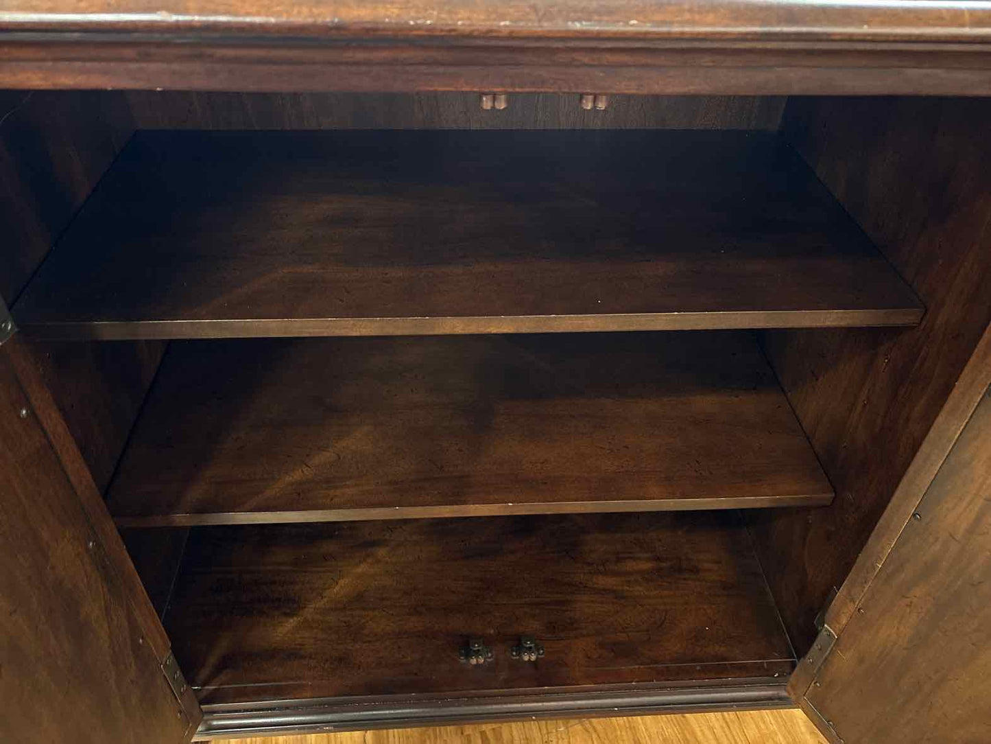 Ethan Allen 4-Door Espresso Console