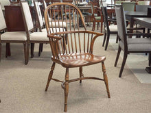 Set of 8 English Oak Windsor Dining Chairs from Leonard's