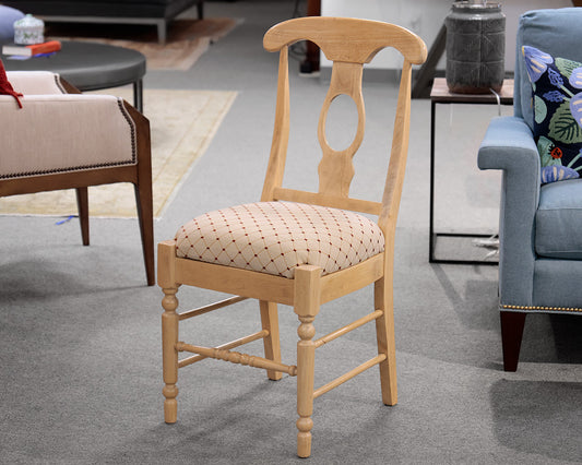 Set of 6 Oval Cutout Back Dining Chairs