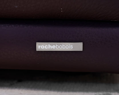 Roche Bobois Ox Blood Leather Circular Sectional