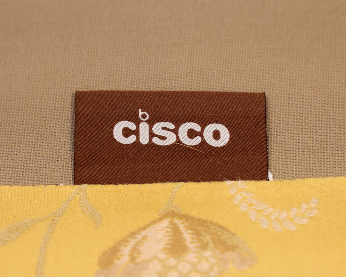 Pair of Yellow Floral Cisco Arm Chairs