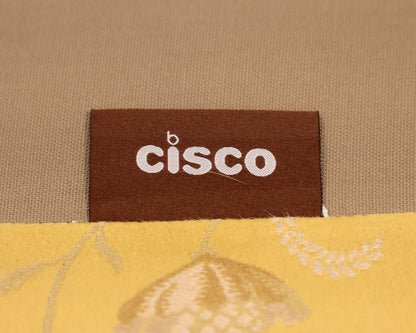 Pair of Yellow Floral Cisco Arm Chairs