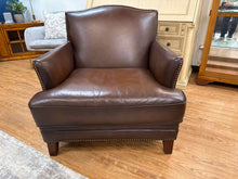 Chocolate Leather Arm Chair