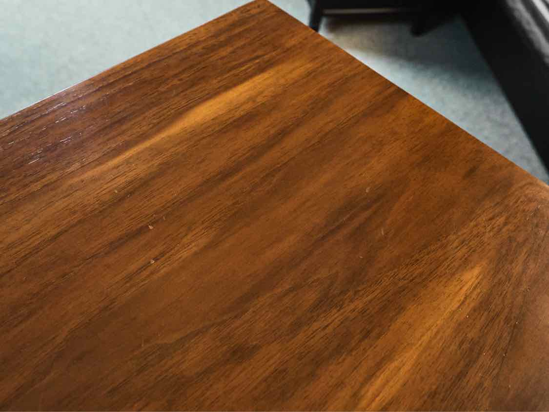 MCM Style Burled Walnut Armoire